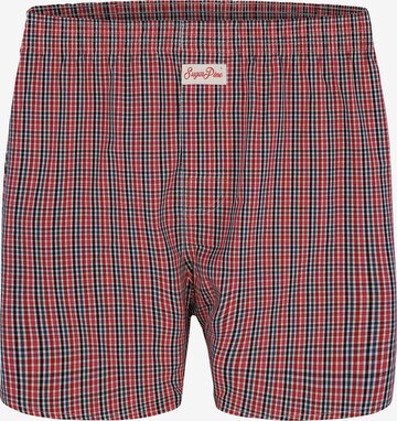 Sugar Pine Boxershorts ' Checks 1902 ' in Gemengde kleuren: voorkant