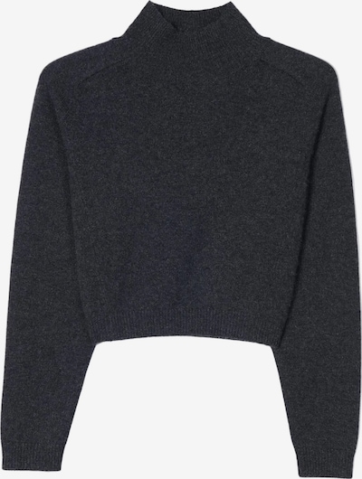 S dydžio Megztinis 'Cropped High-Neck Cashmere Sweater' iš GOBI Cashmere, spalva – tamsiai pilka, Prekių apžvalga