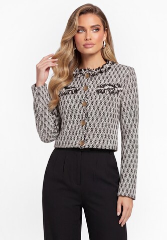 Blazer 'Festive' faina en noir : devant
