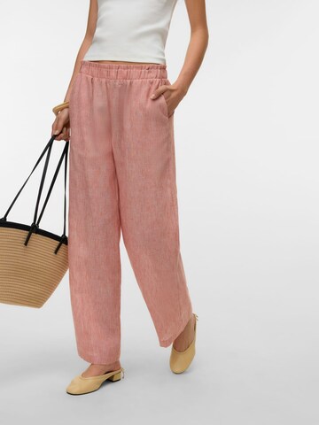 VERO MODA Baggy Broek 'Charline' in Roze
