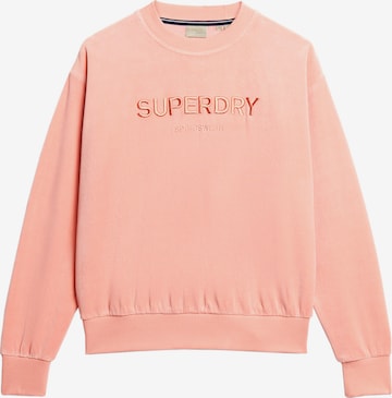 Superdry Sweatshirt in Orange: predná strana