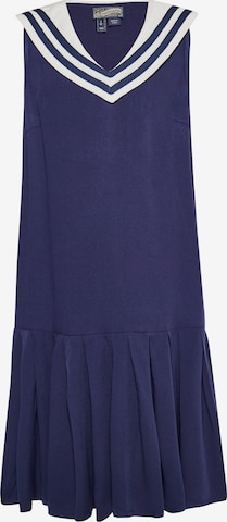 DreiMaster Vintage Šaty - Modrá: predná strana