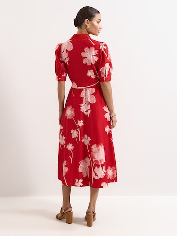Phase Eight Kleid in Rot: Rückseite