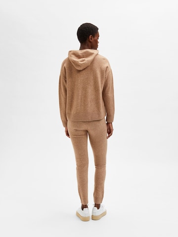 Skinny Leggings 'Novah' di SELECTED FEMME in marrone