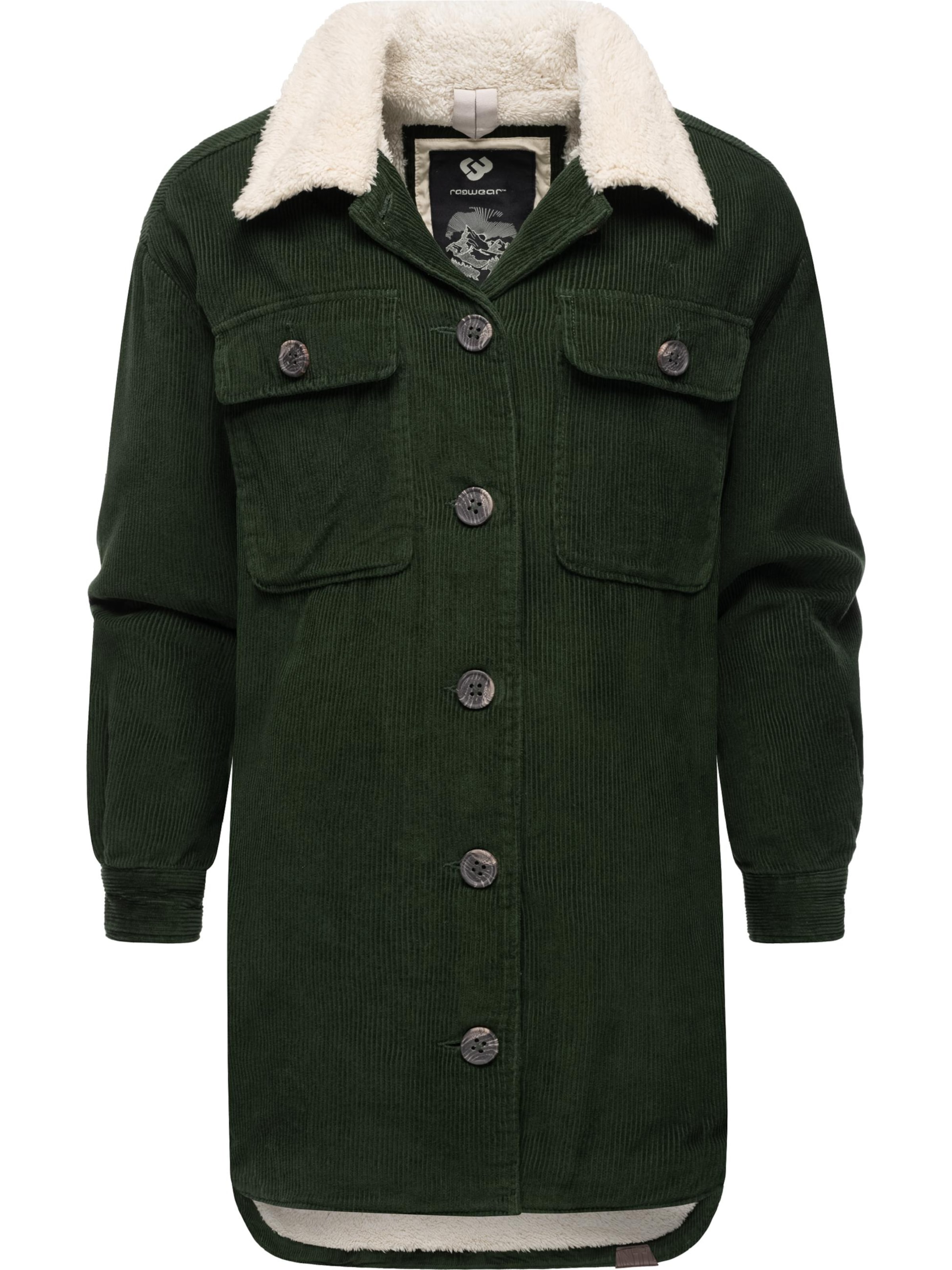 Ragwear Prechodná bunda 'Kyoka' - Zelená: predná strana