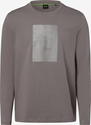 BOSS Black Shirt ' Togn Mirror 1 ' in Grey: front