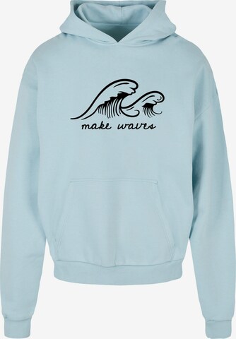Sweat-shirt 'Summer - Make Waves' Merchcode en bleu : devant