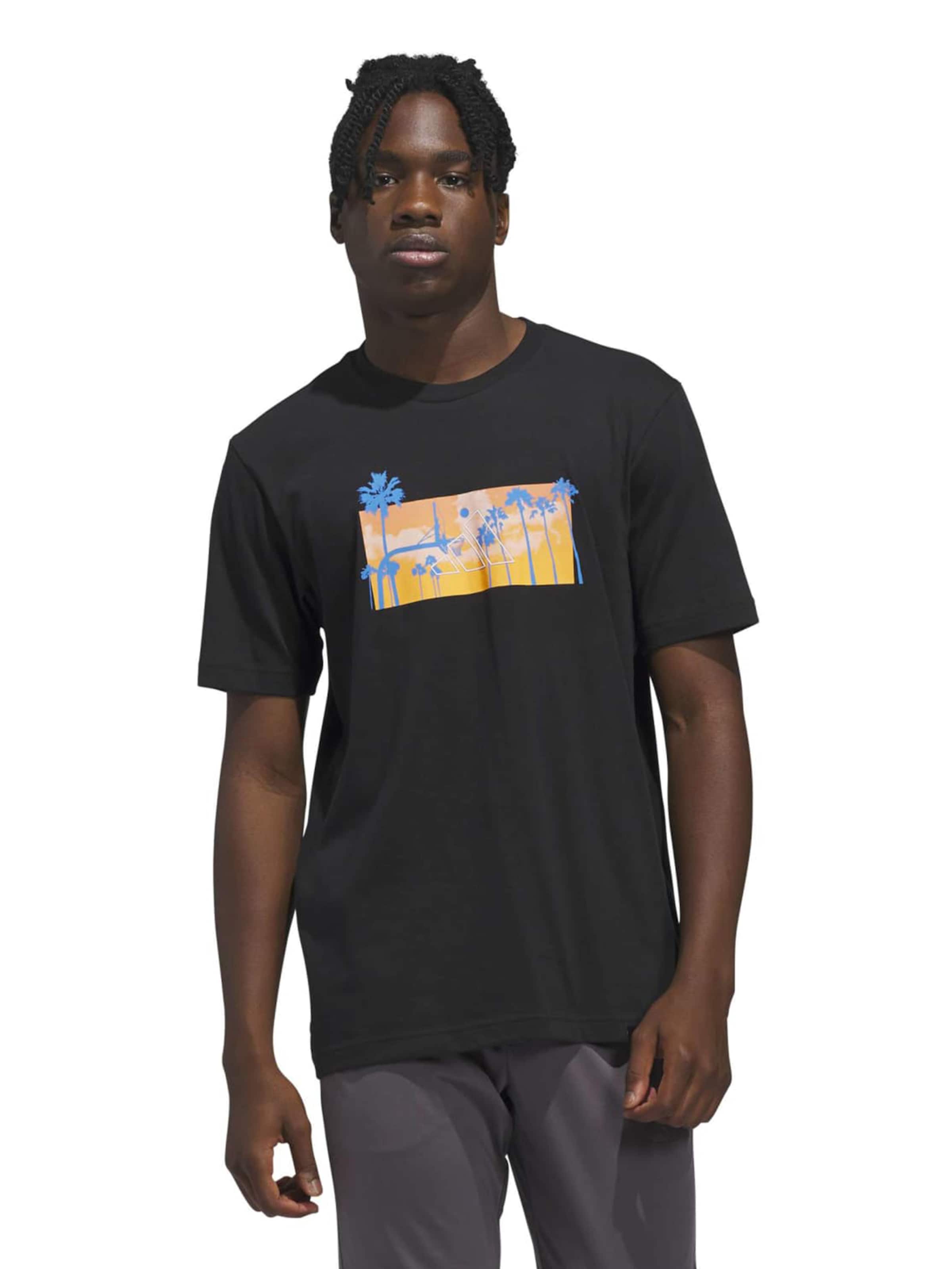 Tricou funcțional 'PHOTORL' de la ADIDAS SPORTSWEAR pe negru: față