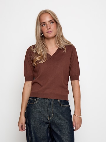 minus Top 'Milla' in Brown: front
