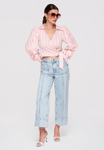 Ombre Blouse in Pink