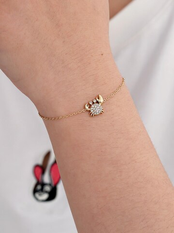 Braccialetto 'CRABBY' di Cala Rose in oro: frontale