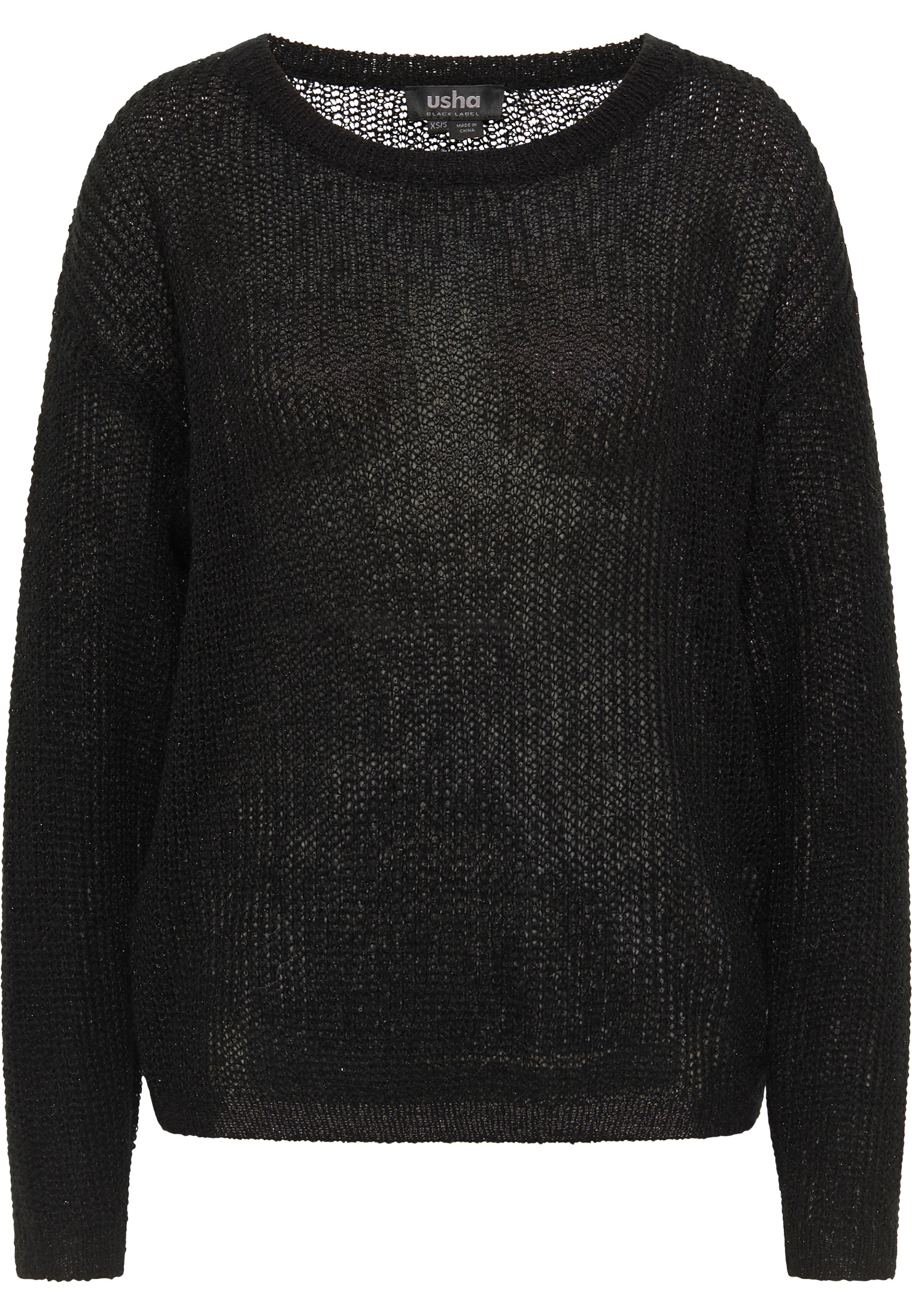 Odzież 9TQi2 usha BLACK LABEL Sweter w kolorze Czarnym 