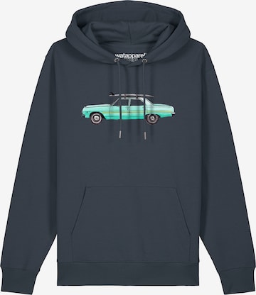 Watapparel Sweatshirt 'Surf Car' in Grijs: voorkant