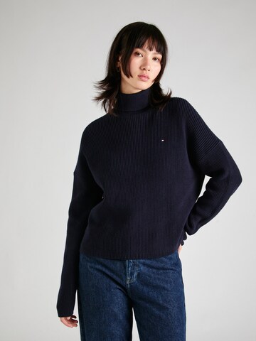 Pull-over TOMMY HILFIGER en bleu : devant