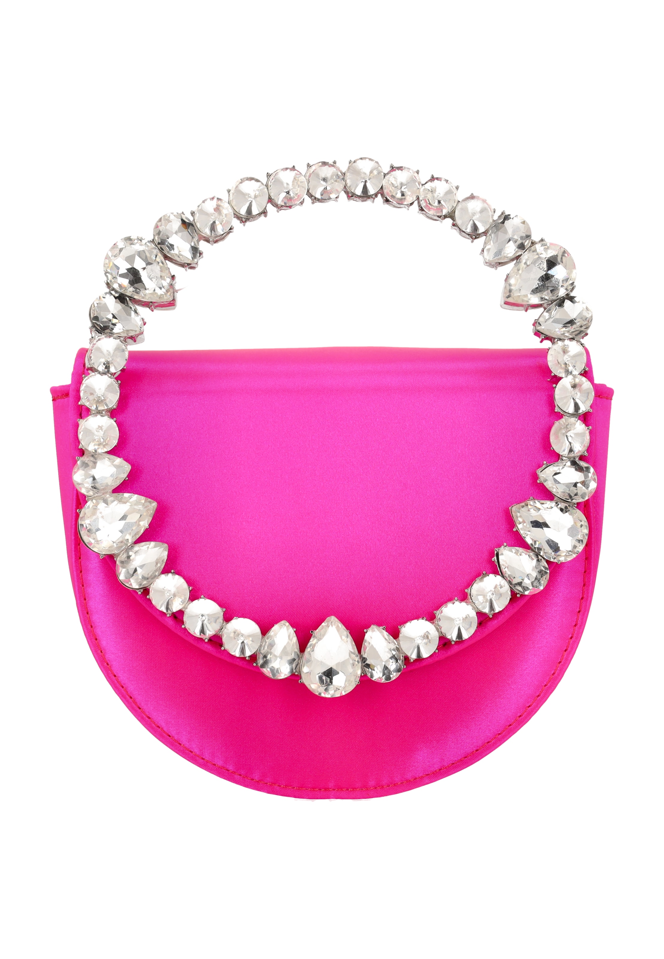 faina Pochette en rose / transparent, Vue avec produit