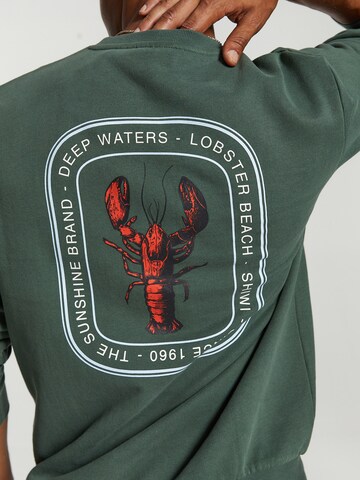 Shiwi Sweatshirt 'Lobster' in Groen
