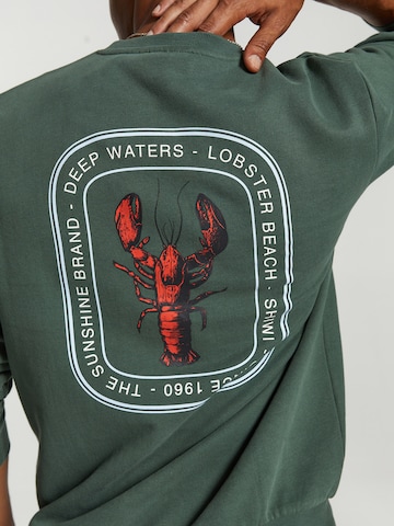 Shiwi Sweatshirt 'Lobster' in Grün