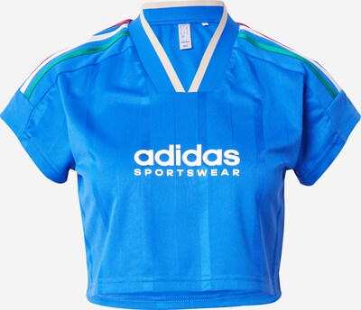 ADIDAS SPORTSWEAR T-shirt fonctionnel 'TIRO' en bleu / émeraude / rouge / blanc, Vue avec produit