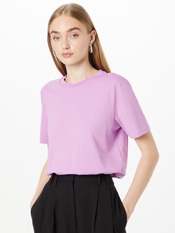 T-shirt SELECTED FEMME en violet : devant