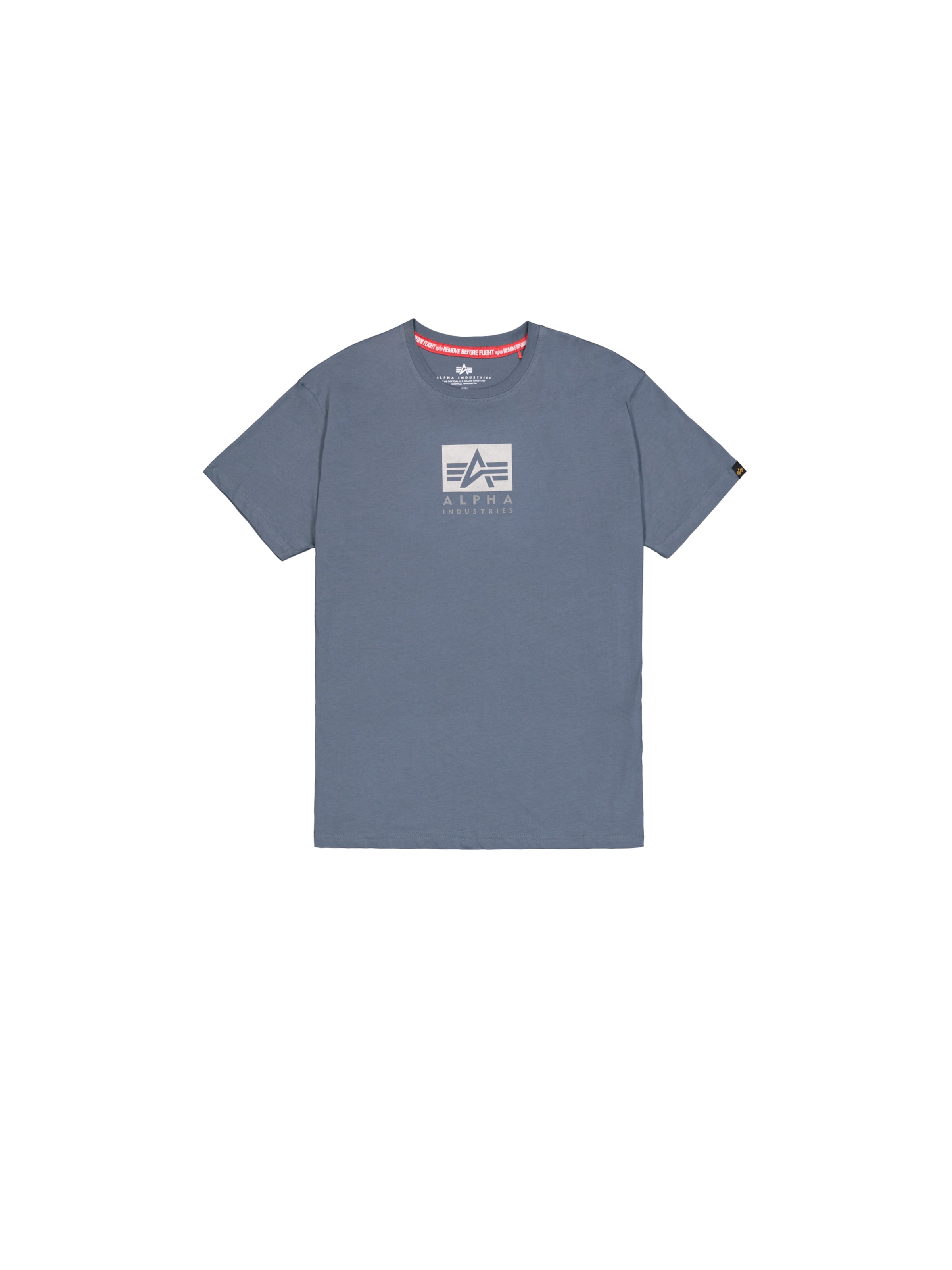 ALPHA INDUSTRIES T-shirt i blå: framsida