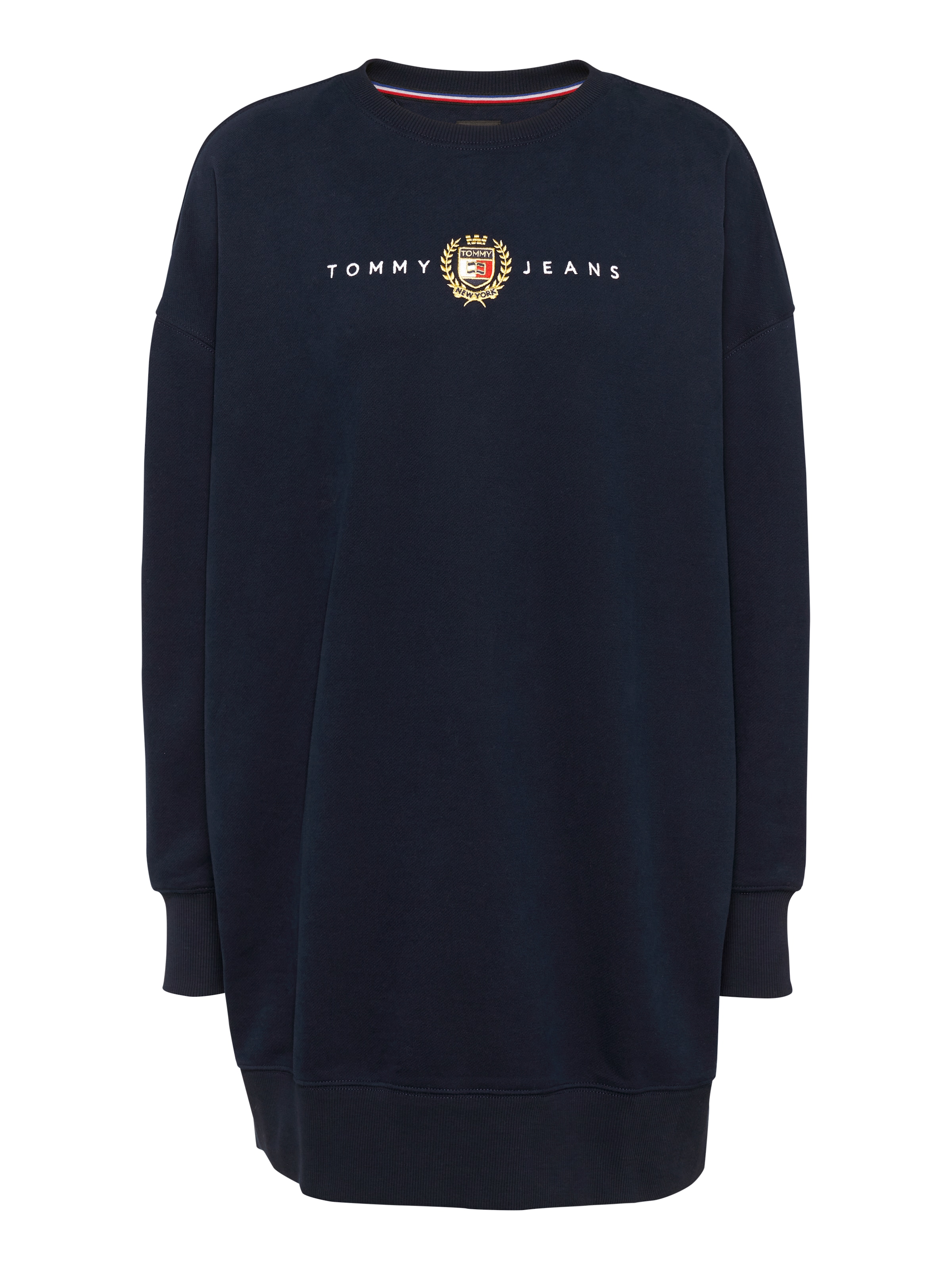 Tommy Jeans Curve Kleid in Blau: Vorderseite