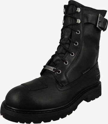 Harley Davidson Snow Boots in Black: front