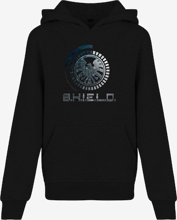 F4NT4STIC Hoodie 'Marvel Avengers Shield Circuits' in Schwarz: predná strana