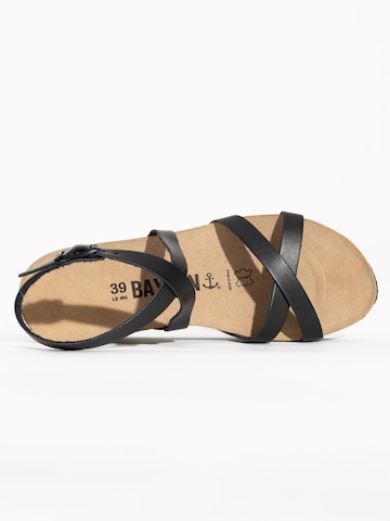 Bayton Páskové sandály 'Asteria' – černá