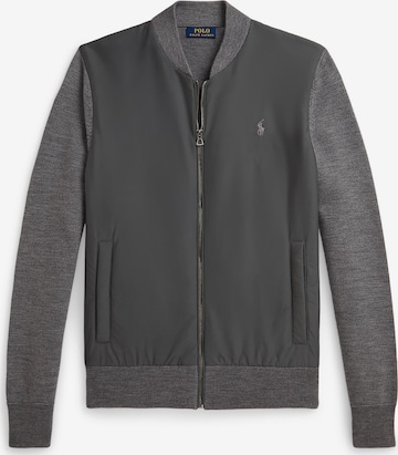 pelēks Polo Ralph Lauren Adīta jaka: no priekšpuses