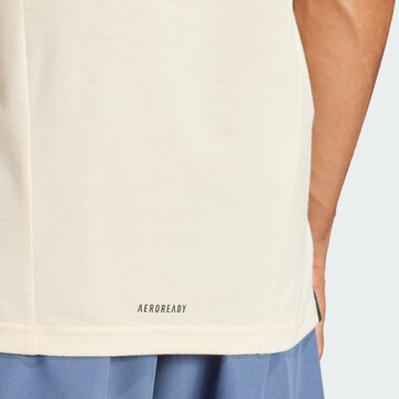 Maglia funzionale 'D4T Workout' di ADIDAS PERFORMANCE in beige