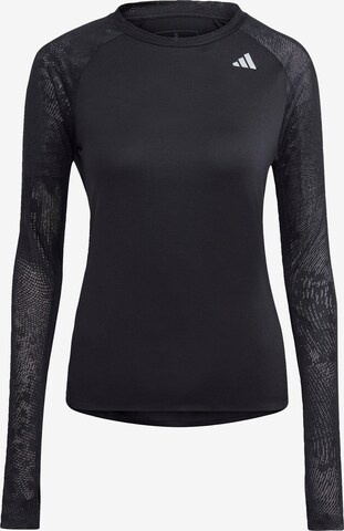 T-shirt fonctionnel 'Adizero' ADIDAS PERFORMANCE en noir : devant