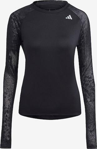 T-shirt fonctionnel 'Adizero' ADIDAS PERFORMANCE en noir : devant