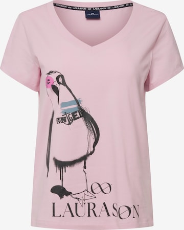 LAURASØN Shirt in Pink: front