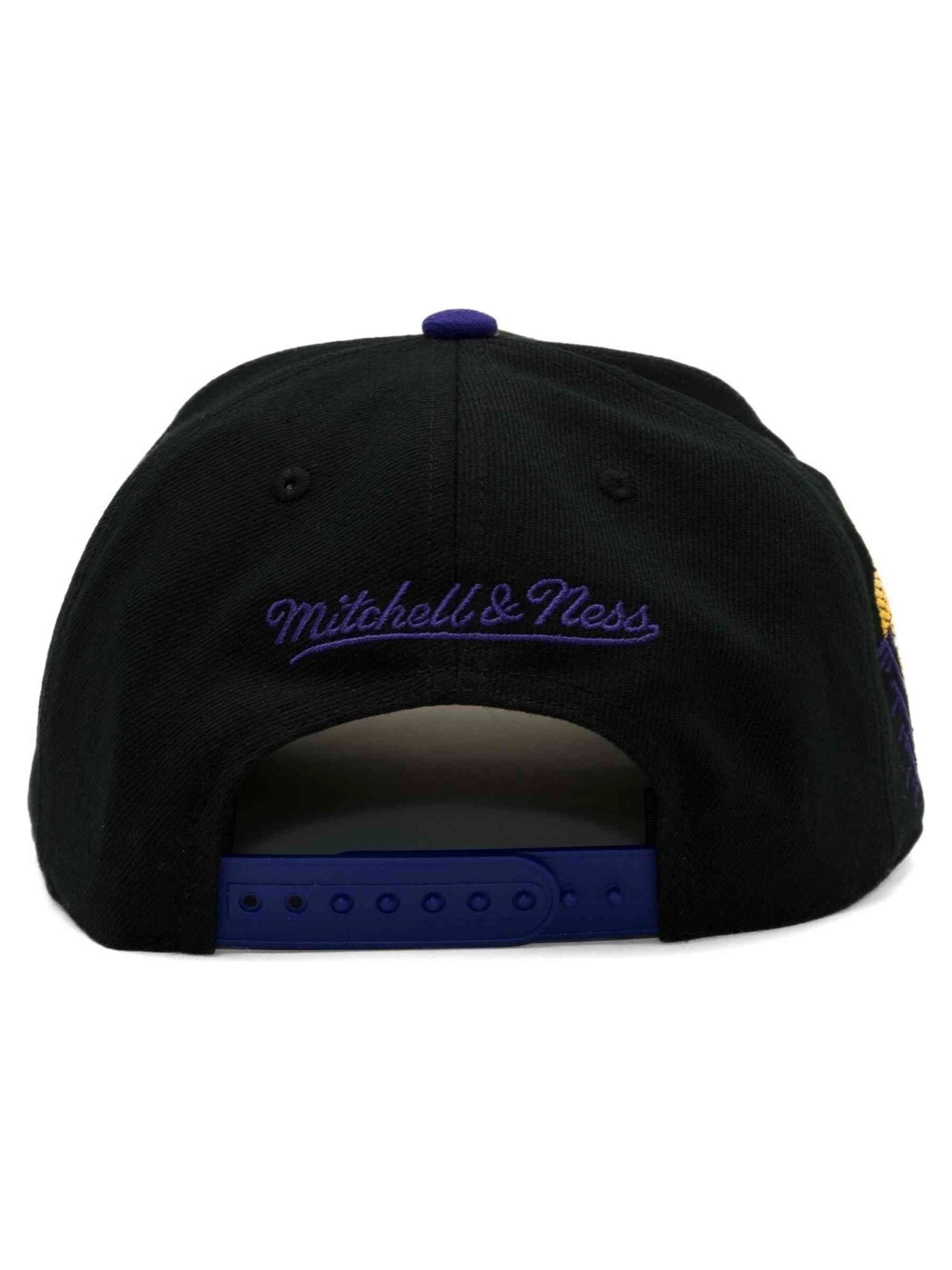 Mitchell & Ness - Boné 'Gorra mitchell & ness negra lakers best in class pro snapback' em preto