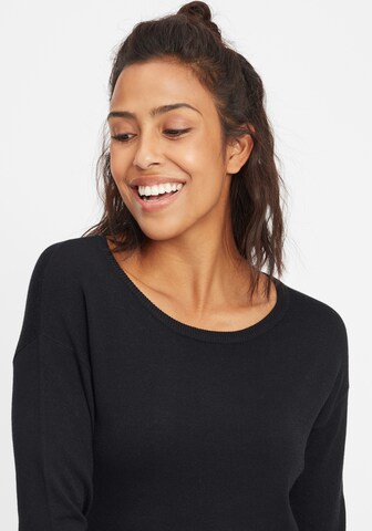 Oxmo Knitted dress 'Ella' in Black