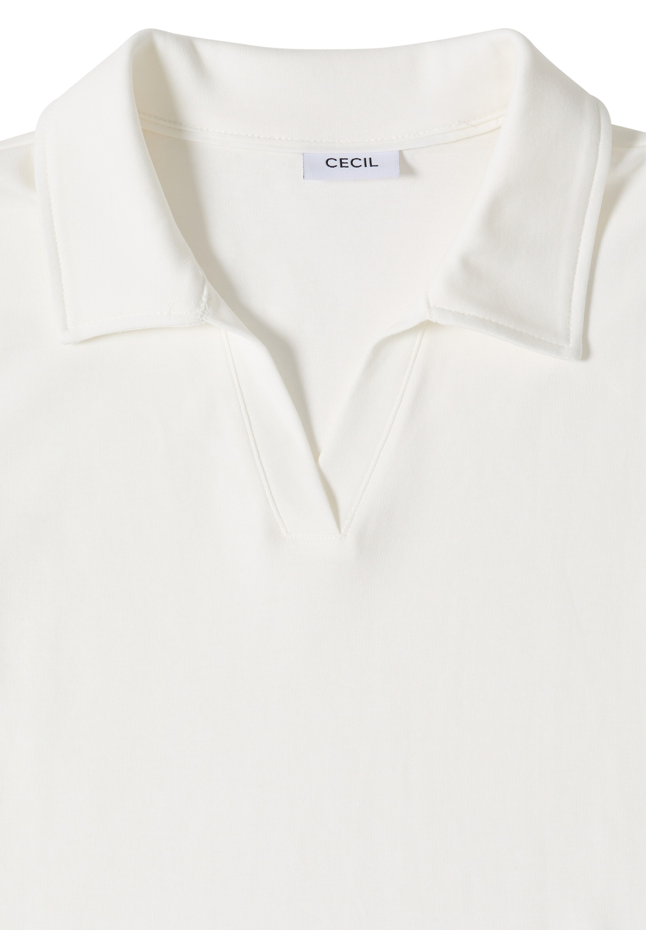 CECIL Poloshirt in Weiß