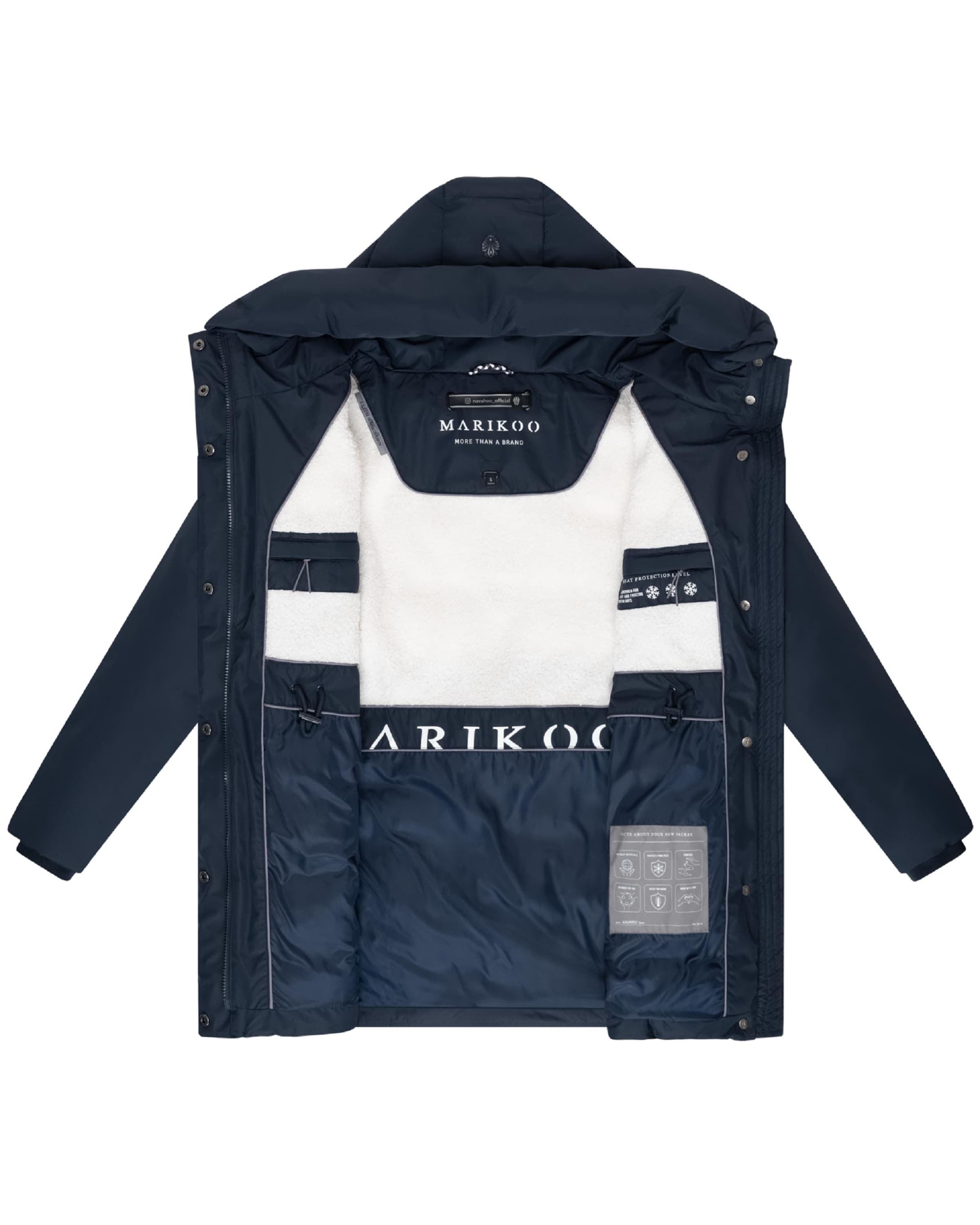 MARIKOO - Abrigo de invierno 'Delilah 16' en azul