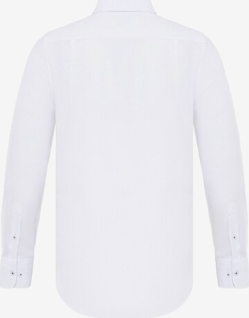 DENIM CULTURE Regular fit Button Up Shirt ' MYLES ' in White