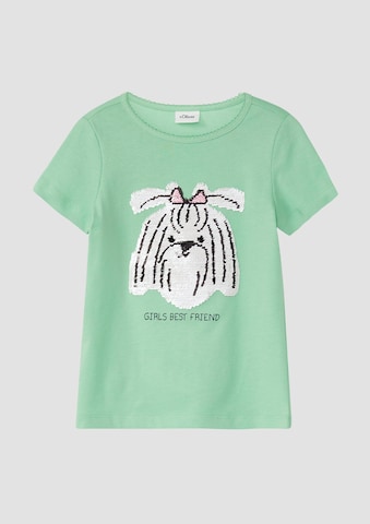 T-Shirt s.Oliver en vert