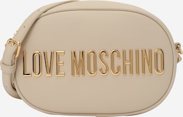 Love Moschino Schoudertas 'BOLD LOVE' in Beige: voorkant