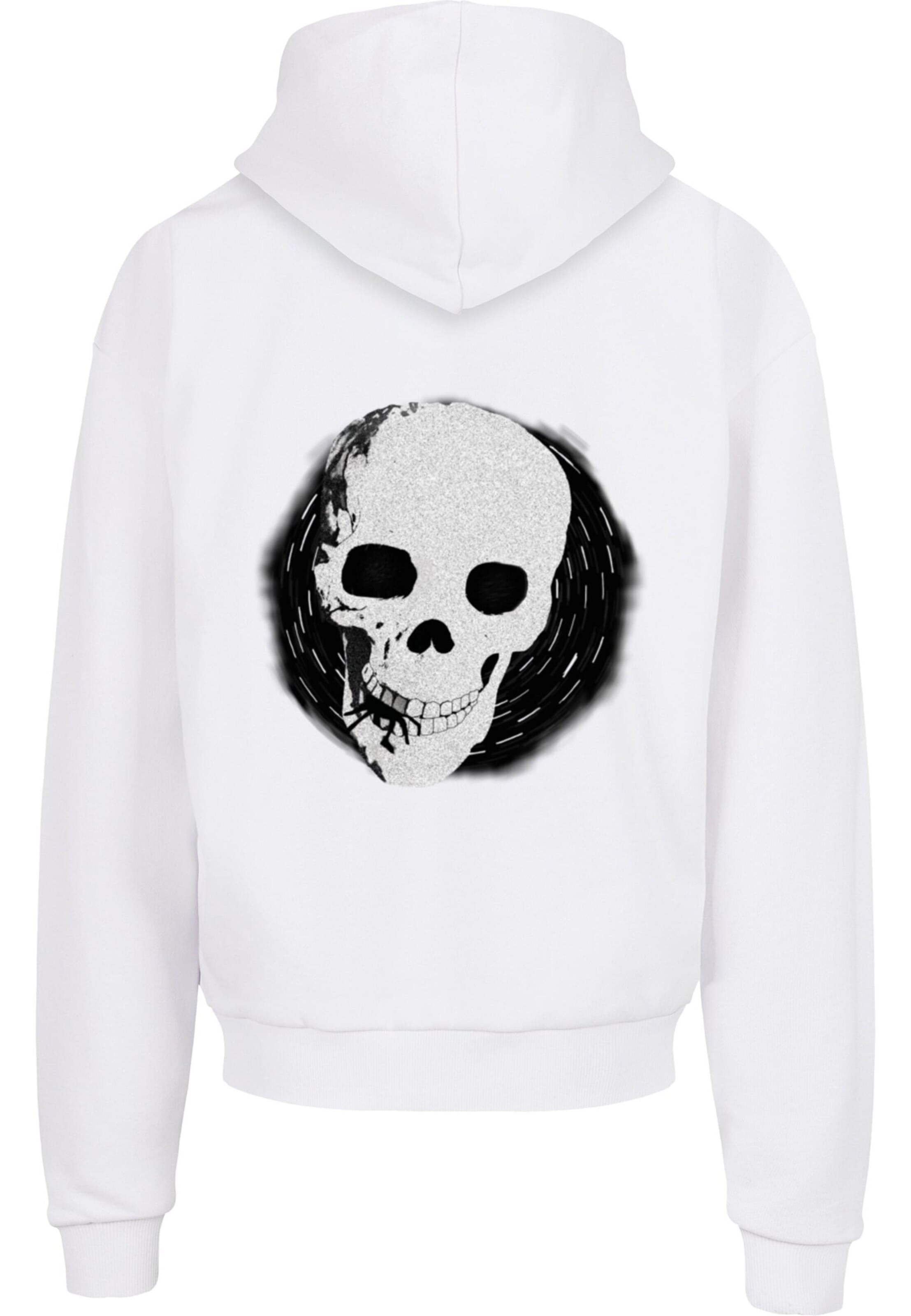 Merchcode Sweatshirt 'Halloween - Scary Night ' in Weiß