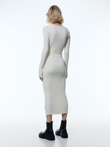 EDITED Knitted dress 'Gwenda' in Beige