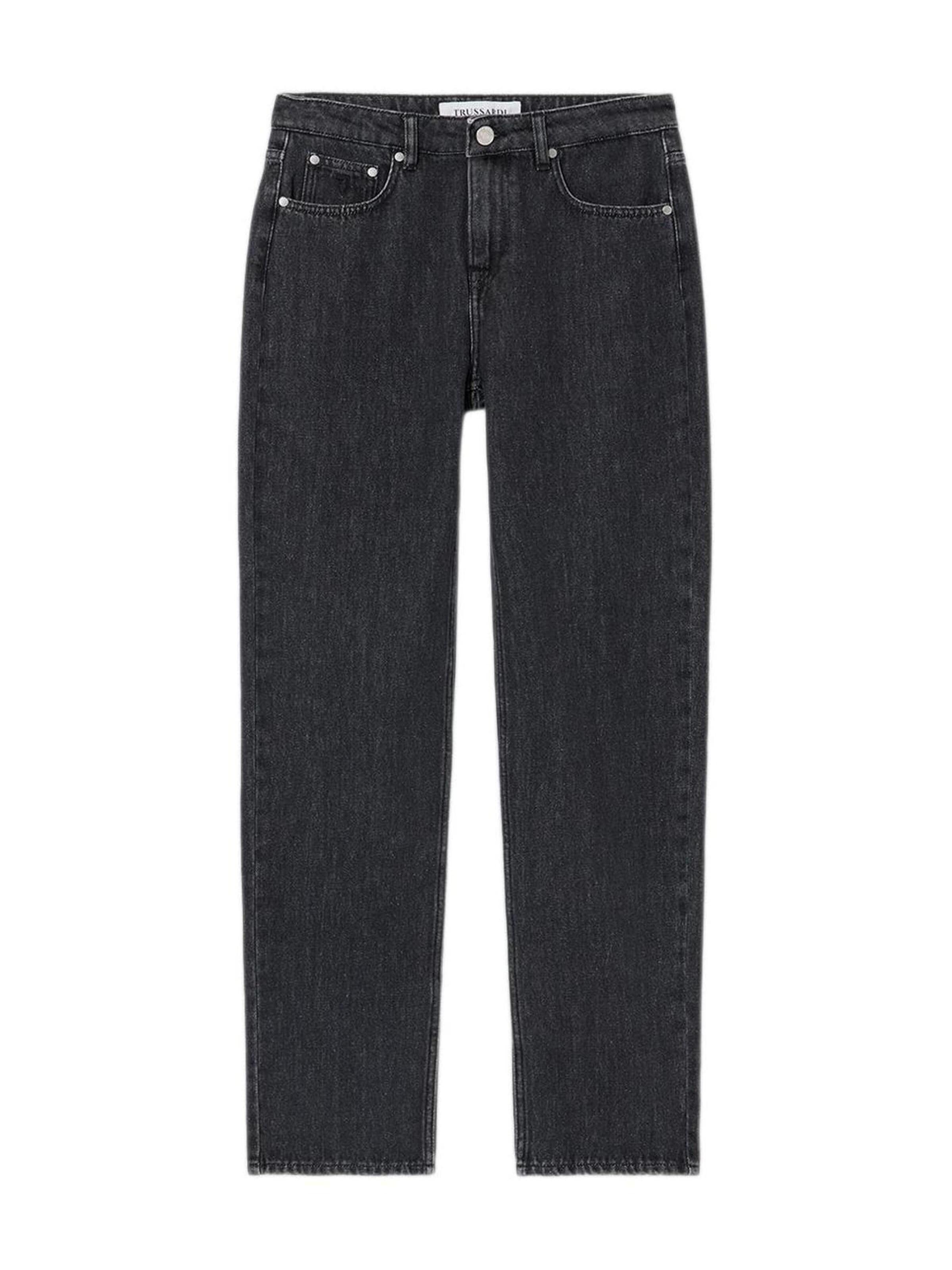Trussardi Regular Jeans in Black: front