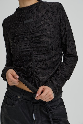 Ball Bluse in Schwarz