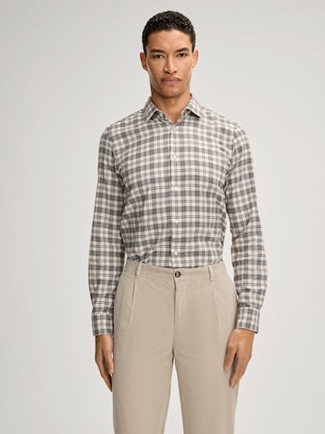 JOOP! Slim fit Button Up Shirt 'Parris' in Grey: front