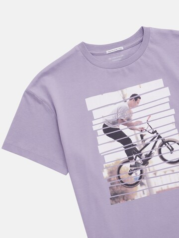 T-Shirt TOM TAILOR en violet