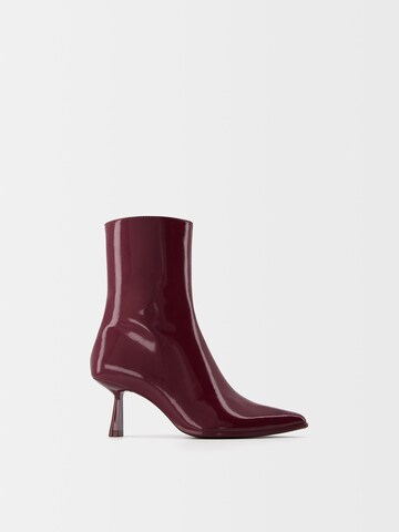 Bershka Bootie in Red