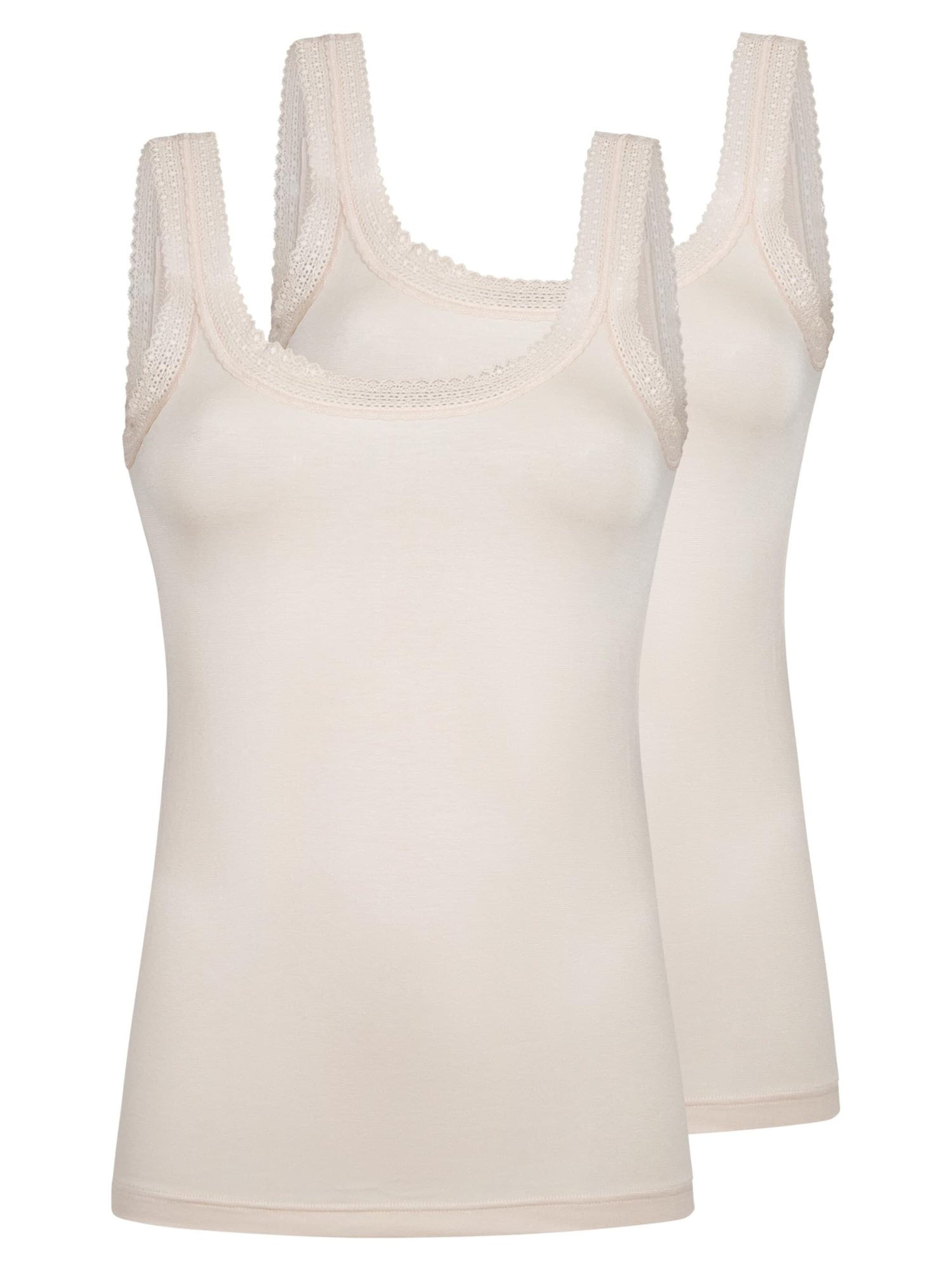 Mey Unterhemd 'Modal Lace'‌‌‌‌‌‌‌‌ in Beige: Vorderseite