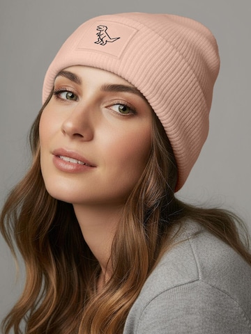 Neverless Mütze 'Polygon T-Rex'‌‌‌ in Pink