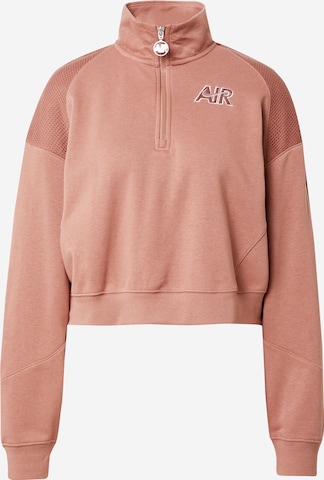 Sweat-shirt Nike Sportswear en rose : devant